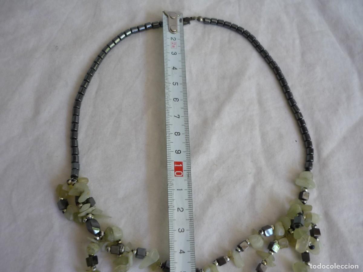 Joyeria: Collar de piedra: hematites y jade - Foto 9