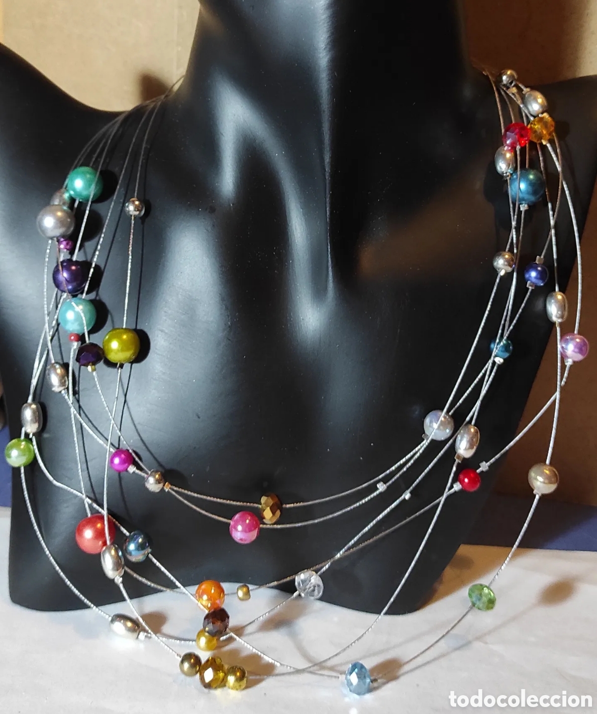 Joyeria: Gargantilla multicolor