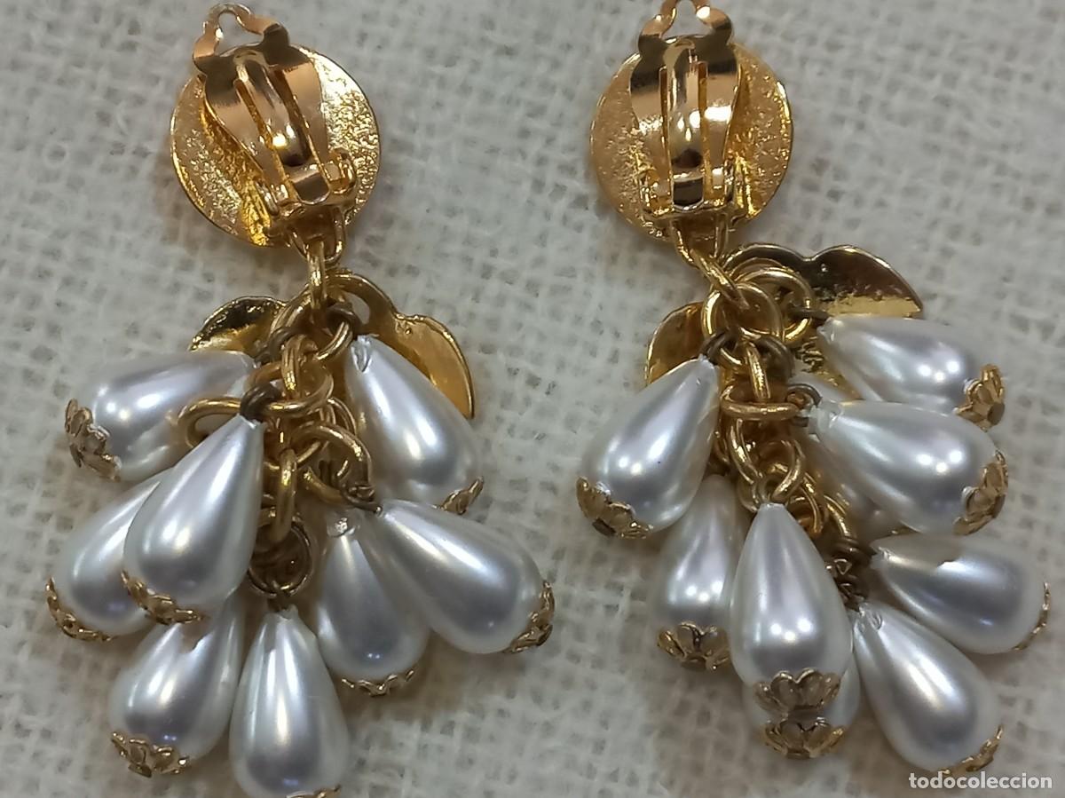 Joyeria: PENDIENTES RACIMO (Perlas ovaladas-hojas) - Foto 7
