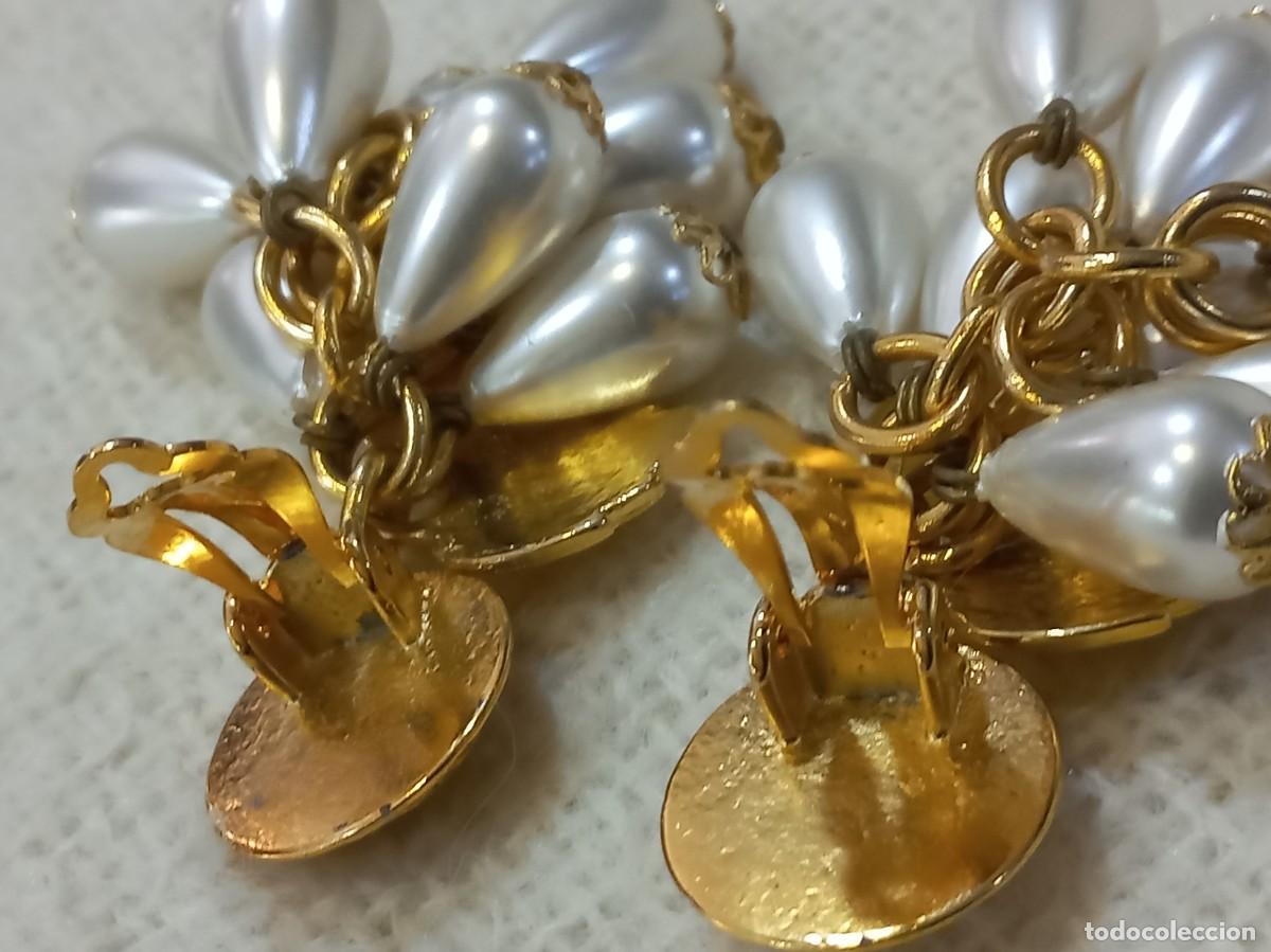 Joyeria: PENDIENTES RACIMO (Perlas ovaladas-hojas) - Foto 8