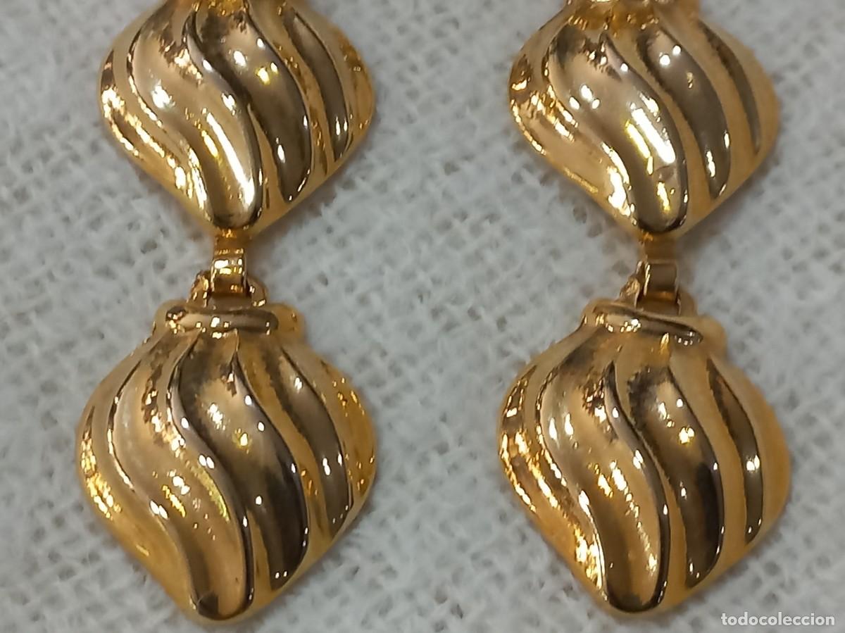 Joyeria: PENDIENTES (bombetas) bot&oacute;n con cadena - Foto 4