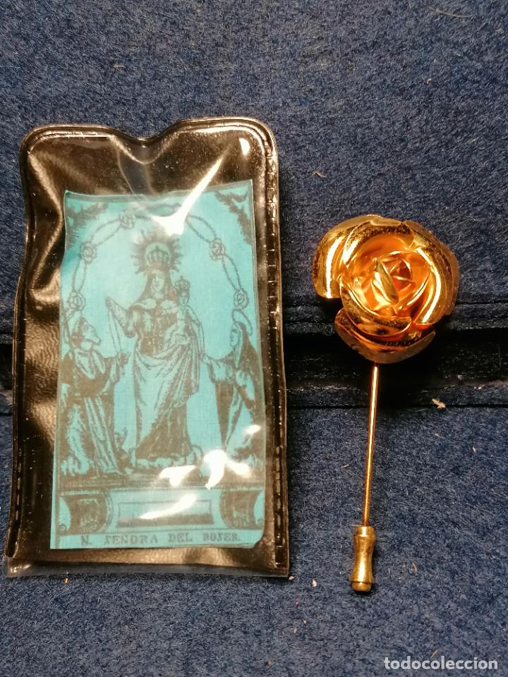 Joyeria: BROCHE DE AGUJA NUESTRA SE&Ntilde;ORA DEL ROSER DORADO - Foto 1
