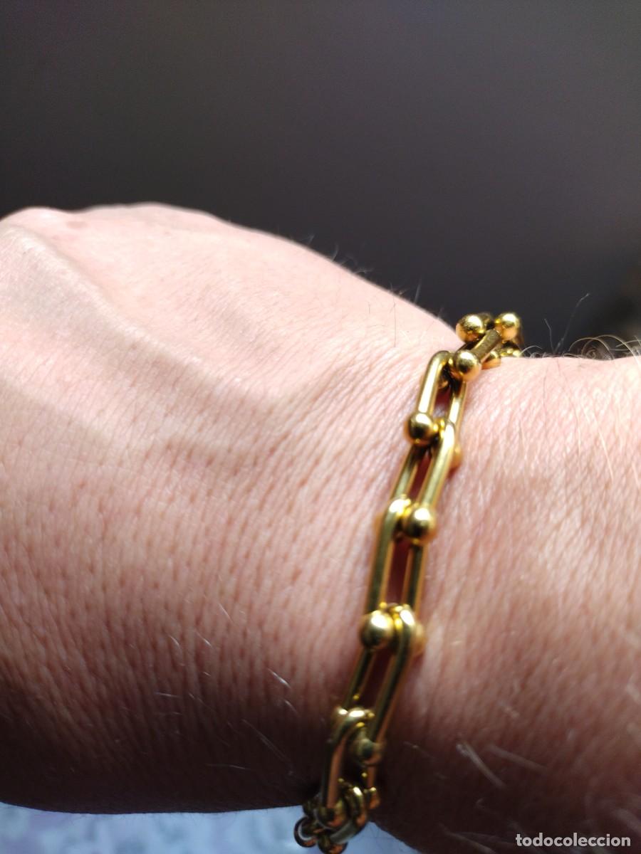 Joyeria: Pulsera de eslabones/ dorado oscuro - Foto 3