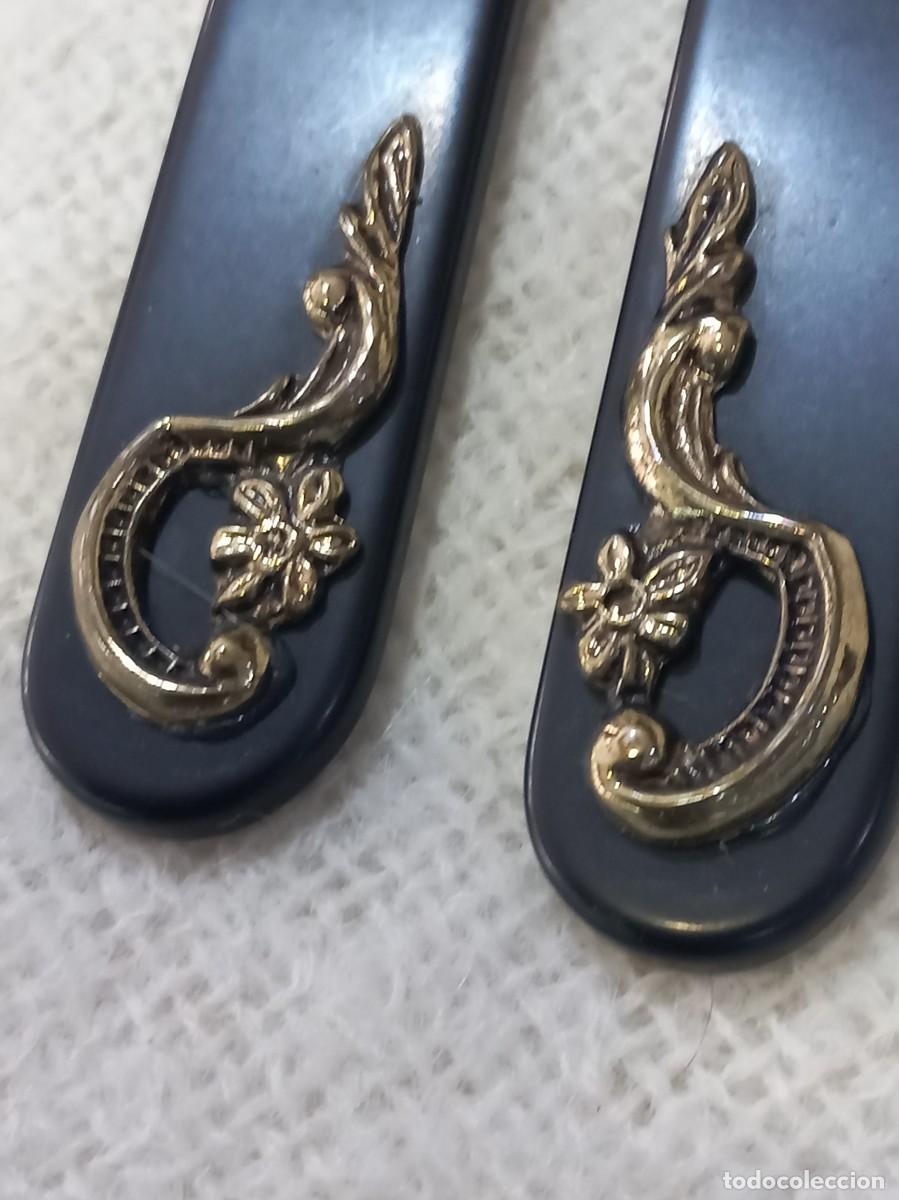 Joyeria: PENDIENTES (pasta negra) recto hojas - Foto 3