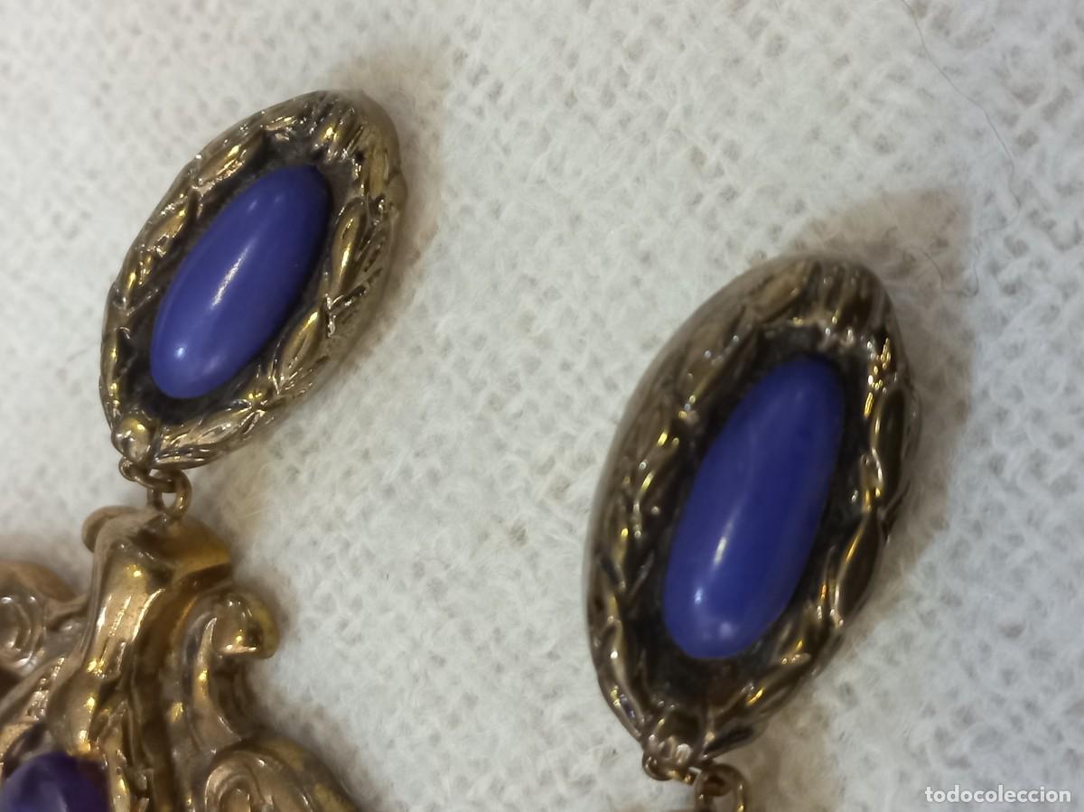 Joyeria: PENDIENTES (PASTA) HOJA morado - Foto 2