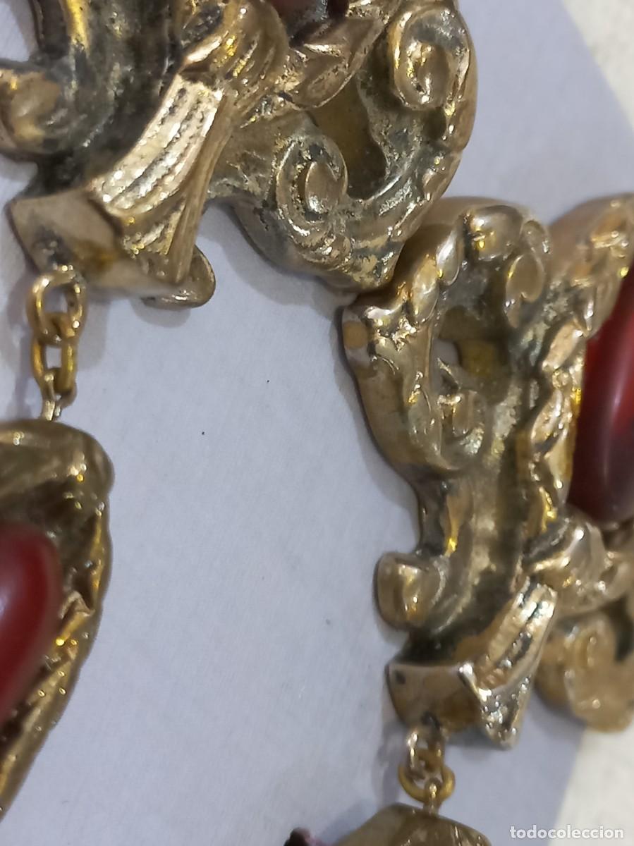 Joyeria: PENDIENTES (PASTA) HOJA granate - Foto 6