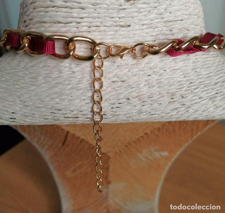 Joyeria: COLLAR CORTO, MORUNO, DORADO Y MORADO. - Foto 2