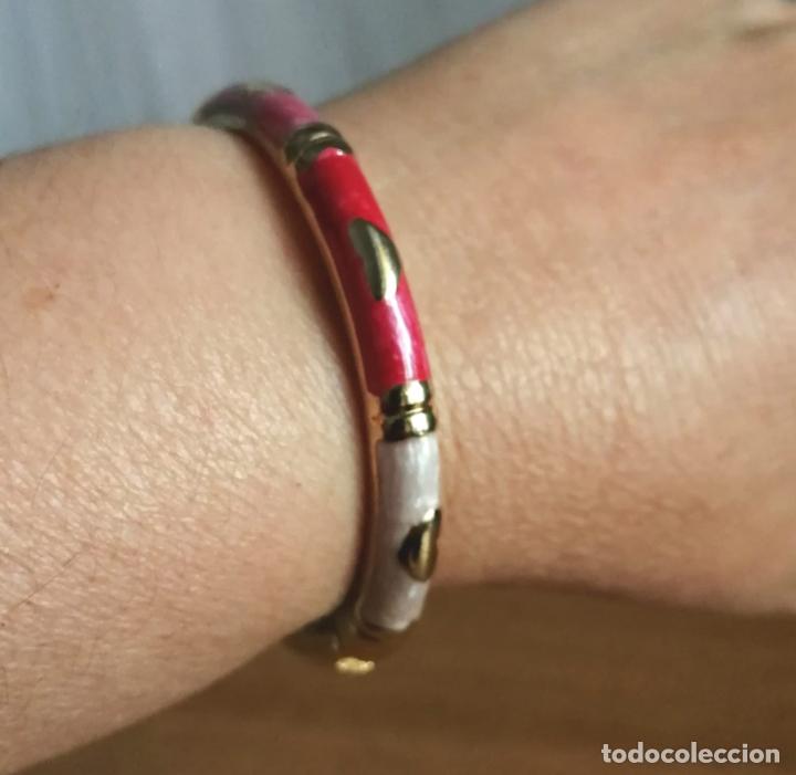 Joyeria: PULSERA DORADA Y ESMALTADA. - Foto 4