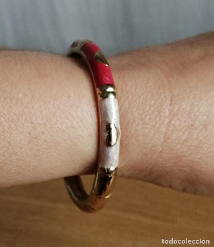 Joyeria: PULSERA DORADA Y ESMALTADA. - Foto 6