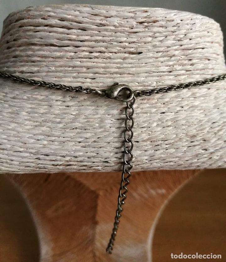 Joyeria: COLLAR PLATEADO MORUNO, CON ADORNOS ROJOS. - Foto 5