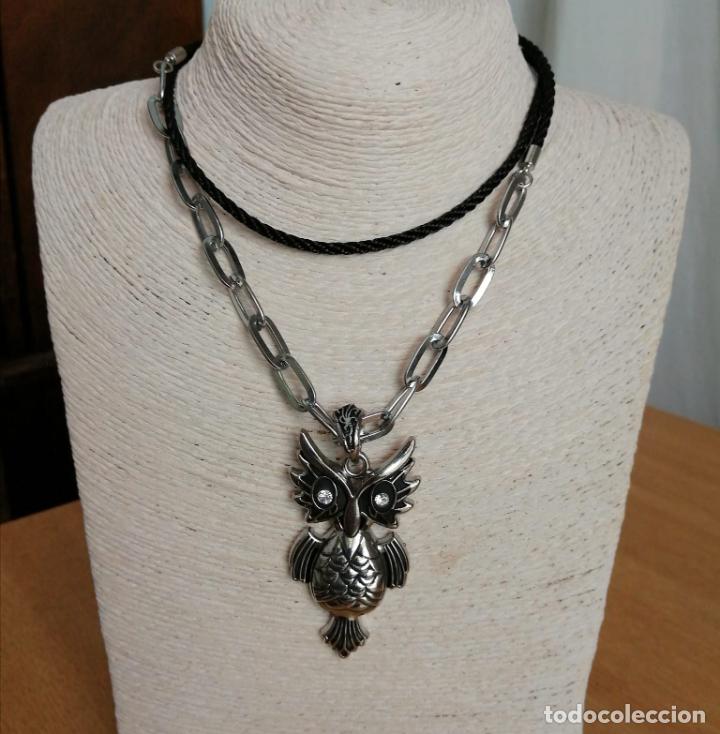 Joyeria: COLLAR, CON COLGANTE DE B&Uacute;HO PLATEADO. - Foto 2