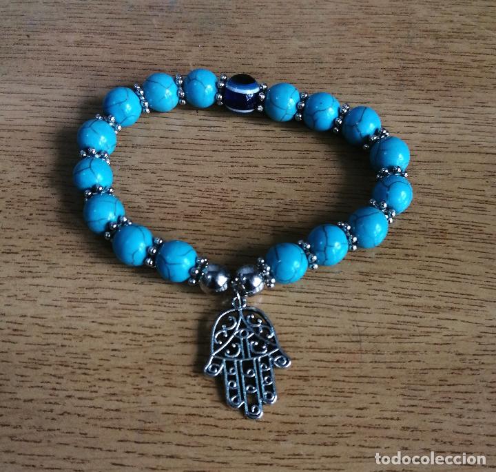 Joyeria: PULSERA DE CUENTAS AZULES TURQUESA - Foto 2