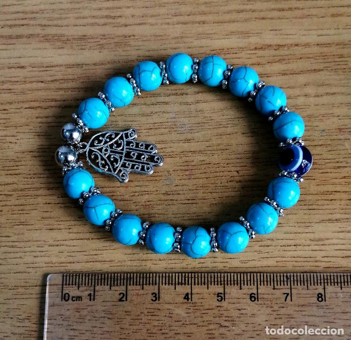 Joyeria: PULSERA DE CUENTAS AZULES TURQUESA - Foto 3