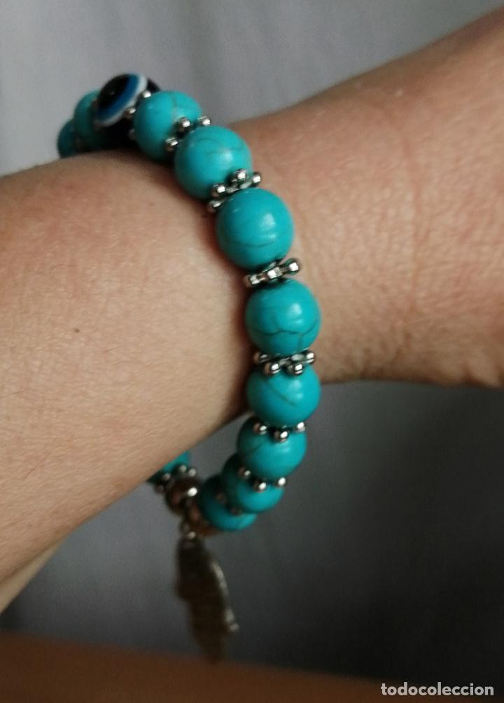 Joyeria: PULSERA DE CUENTAS AZULES TURQUESA - Foto 1