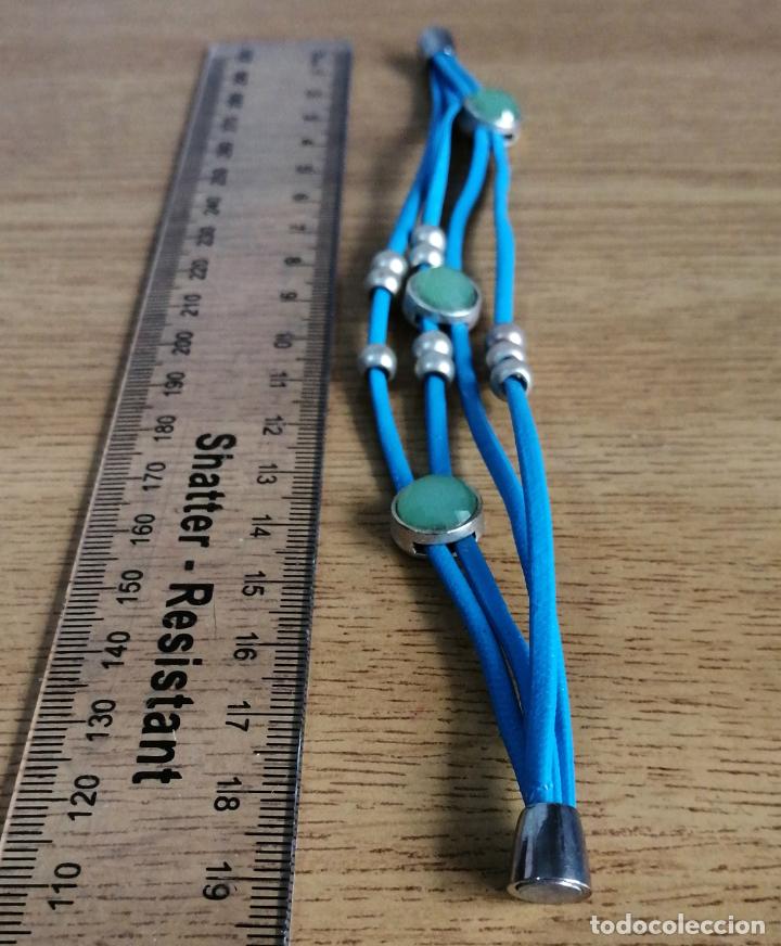Joyeria: PULSERA AZUL, CIERRE DE IM&Aacute;N. - Foto 3