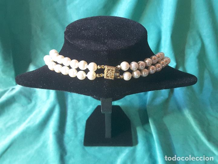 Joyeria: Collar de Perlas, 57 cuentas, 7 mm. 2 vueltas - Foto 2