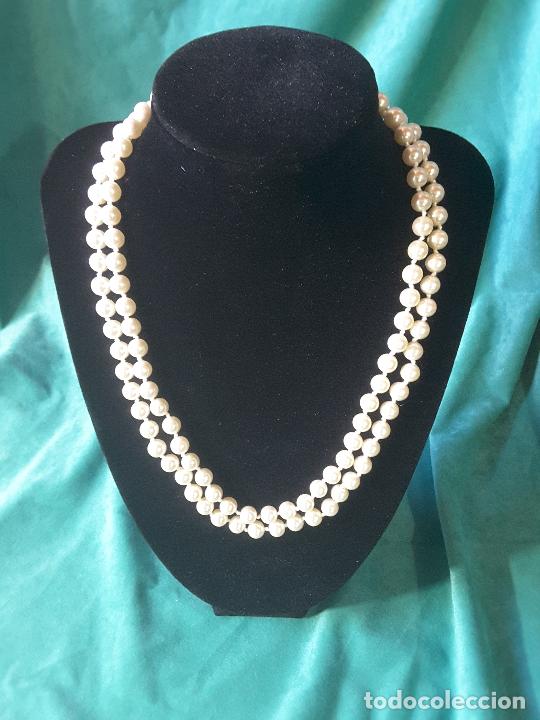 Joyeria: Collar de Perlas, 57 cuentas, 7 mm. 2 vueltas - Foto 1