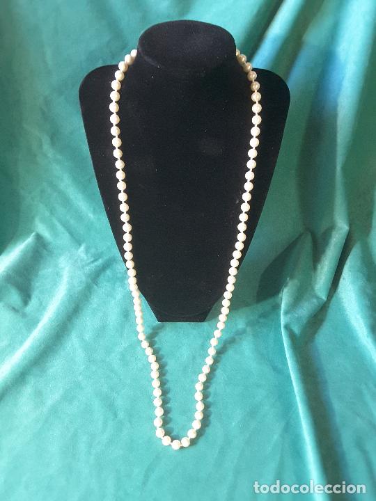 Schmuck: Collar de Perlas, 100 cuentas, 7 mm.