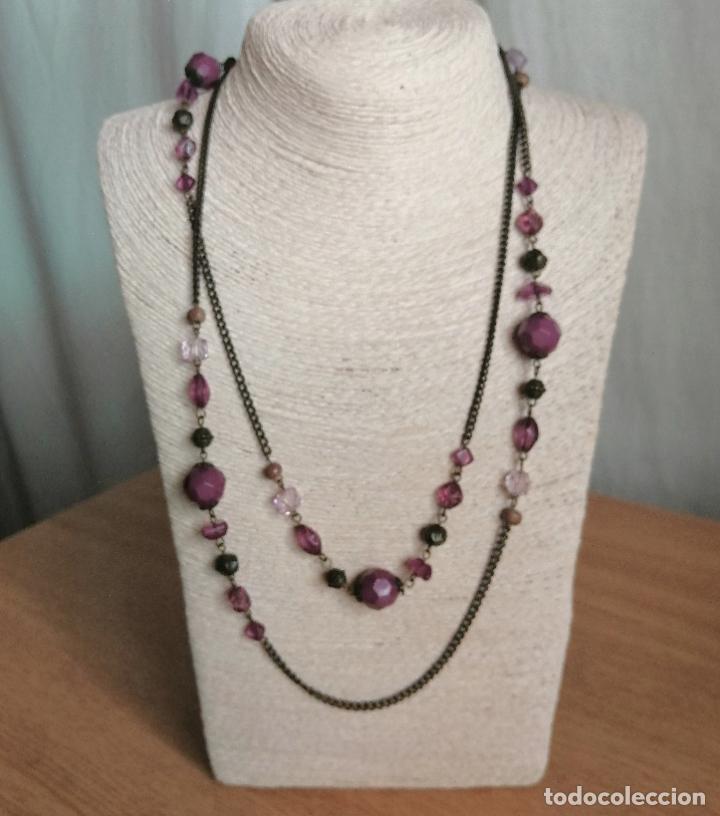 Joyeria: COLLAR LARGO CON CUENTAS MORADAS - Foto 5
