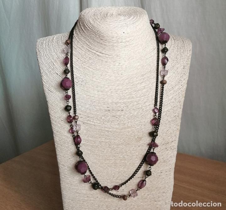 Joyeria: COLLAR LARGO CON CUENTAS MORADAS - Foto 6