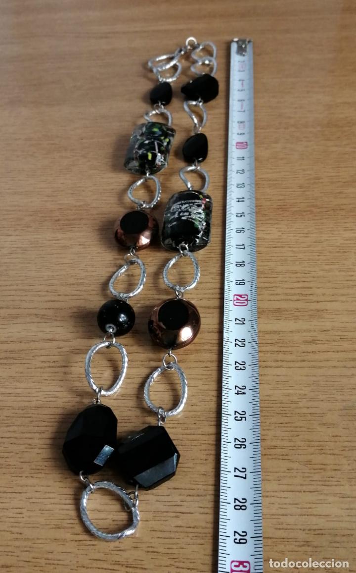 Joyeria: COLLAR PLATEADO CON CUENTAS DE CRISTAL. - Foto 7