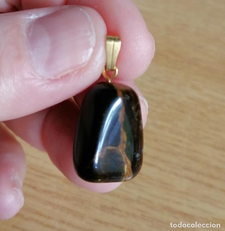 Joyeria: COLGANTE DE OJO DE TIGRE, AGATA. - Foto 2