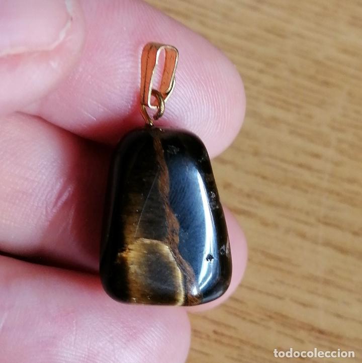 Joyeria: COLGANTE DE OJO DE TIGRE, AGATA. - Foto 4