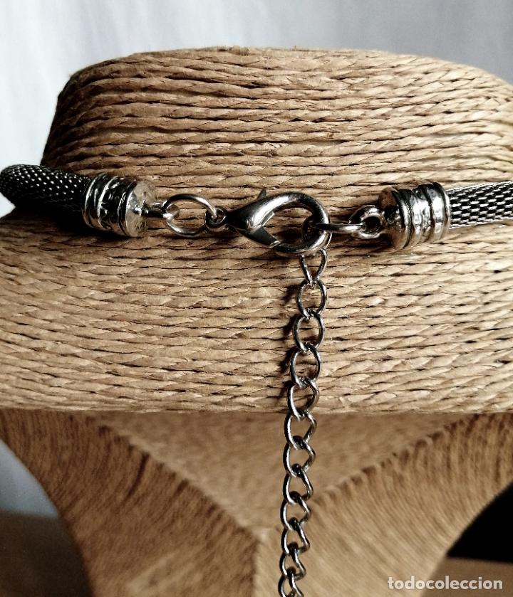 Joyeria: COLLAR CORTO MET&Aacute;LICO, PLATEADO. - Foto 3