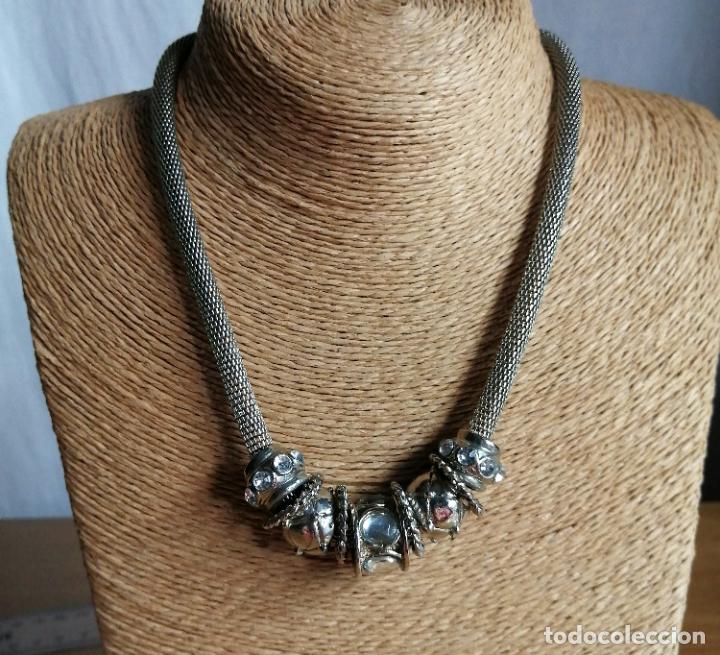 Joyeria: COLLAR CORTO MET&Aacute;LICO, PLATEADO. - Foto 7