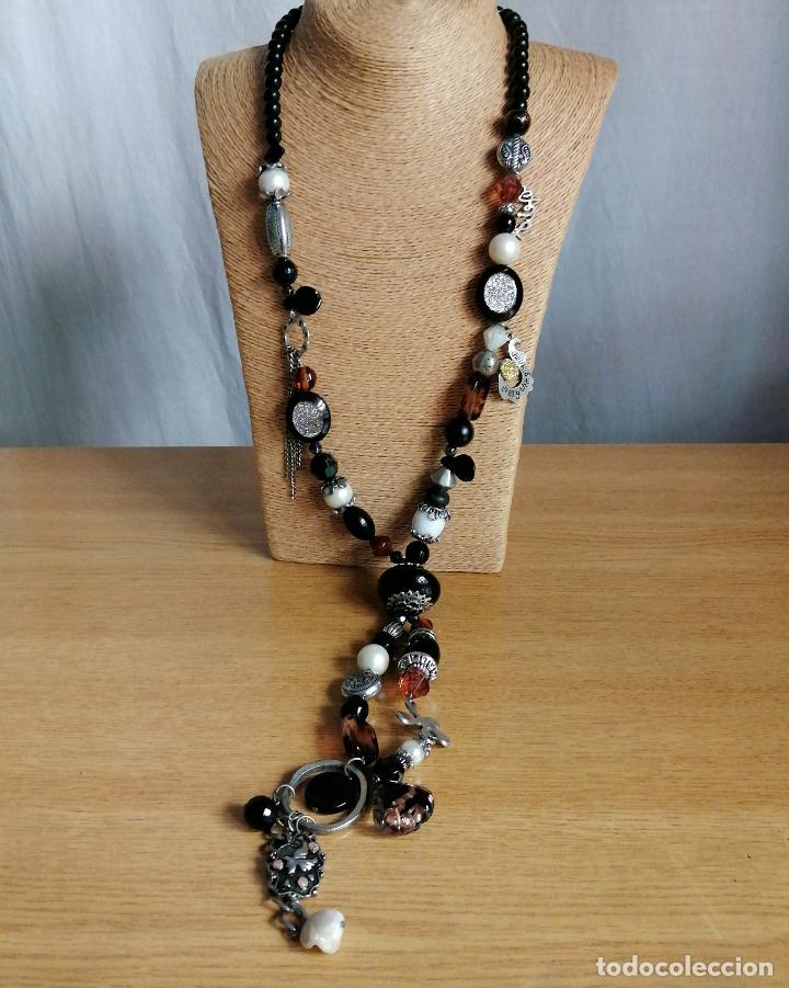 Joyeria: BONITO COLLAR CUENTAS DE CRISTAL Y AGATAS. - Foto 3