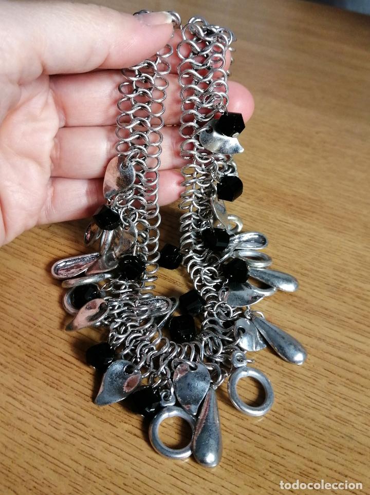 Joyeria: COLLAR CORTO METAL PLATEADO. - Foto 5