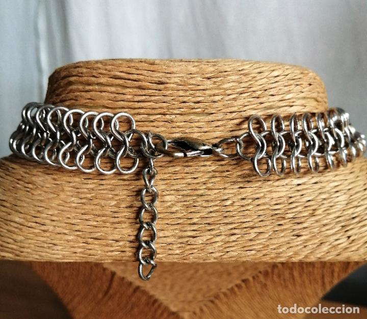 Joyeria: COLLAR CORTO METAL PLATEADO. - Foto 6