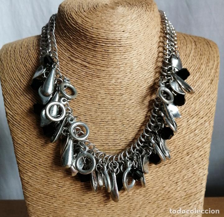 Joyeria: COLLAR CORTO METAL PLATEADO. - Foto 11