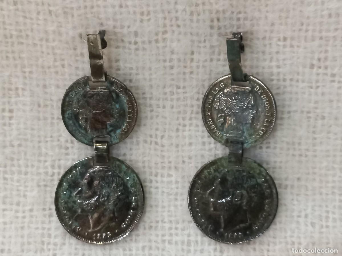 Joyeria: PENDIENTES (MONEDAS) metal oxido - Foto 2
