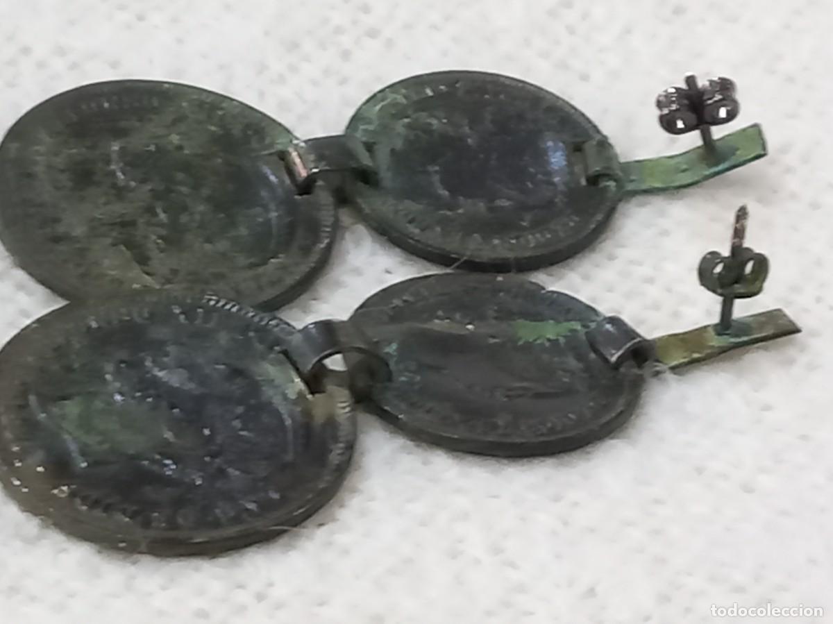 Joyeria: PENDIENTES (MONEDAS) metal oxido - Foto 6