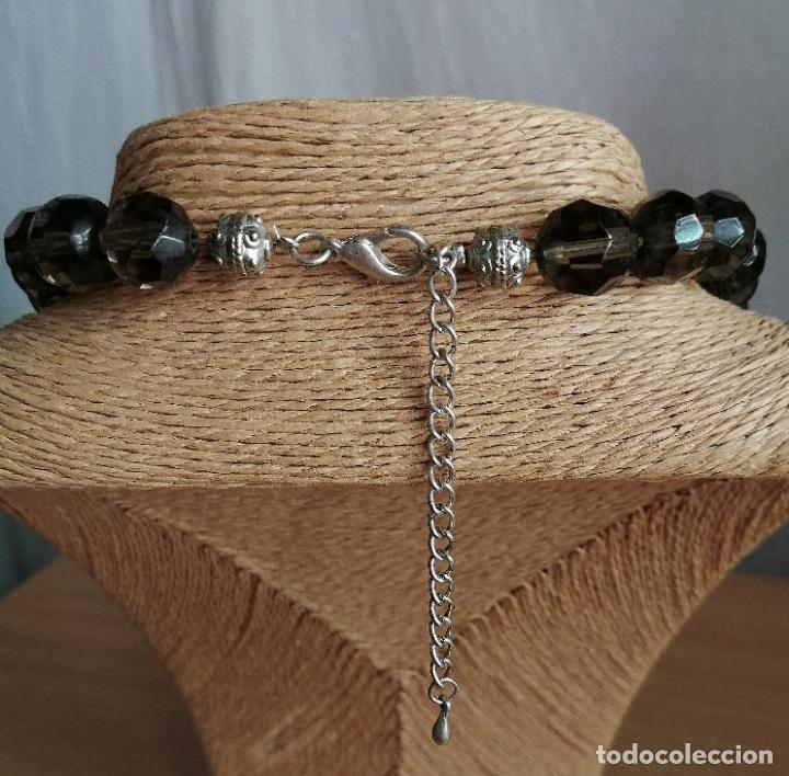 Joyeria: COLLAR LARGO DE CUENTAS DE CRISTAL MORUNO, ARABESCO. - Foto 4