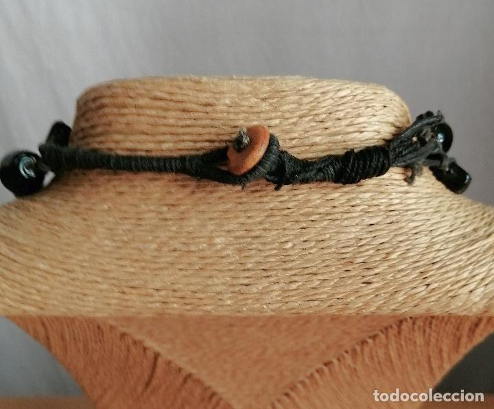 Joyeria: COLLAR DE CUENTAS NEGRAS AGATAS. - Foto 4