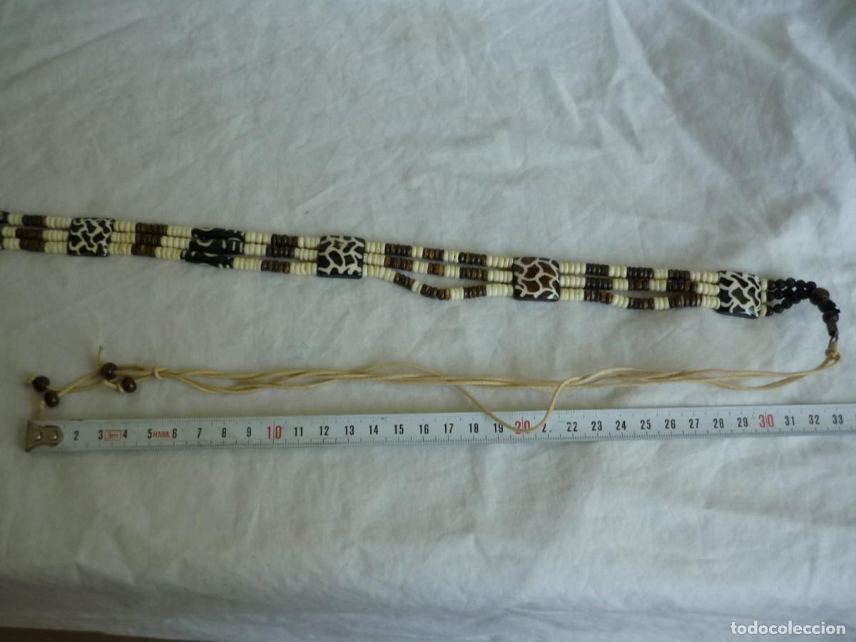 Joyeria: Cintur&oacute;n de cuentas talladas y decoradas en hueso - Foto 10