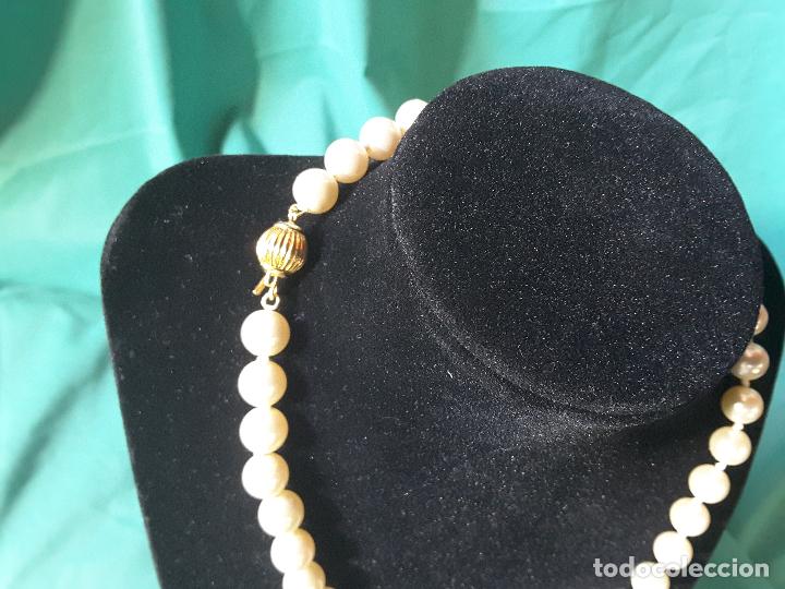 Joyeria: Collar de Perlas, 39 cuentas, 9 mm. - Foto 2