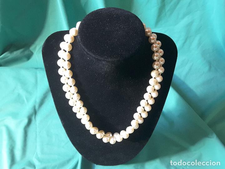 Joyeria: Collar de Perlas, 39 cuentas, 9 mm. 2 vueltas - Foto 1