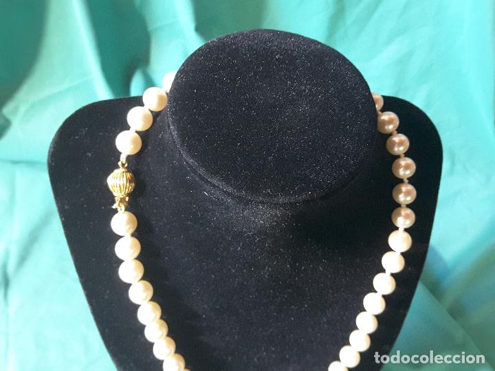 Joyeria: Collar de Perlas, 44 cuentas, 9 mm. - Foto 2
