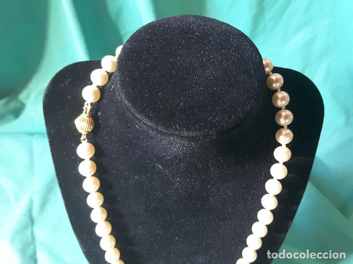 Joyeria: Collar de Perlas, 49 cuentas, 9 mm. - Foto 2