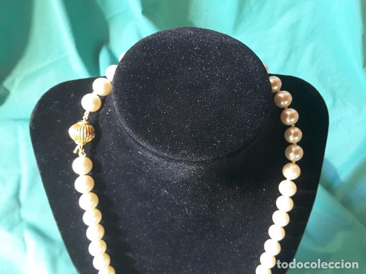 Joyeria: Collar de Perlas, 59 cuentas, 9 mm. - Foto 2