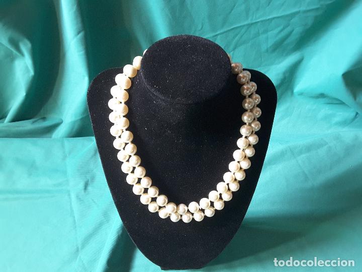 Joyeria: Collar de Perlas, 35 cuentas, 10 mm. 2 vueltas - Foto 1