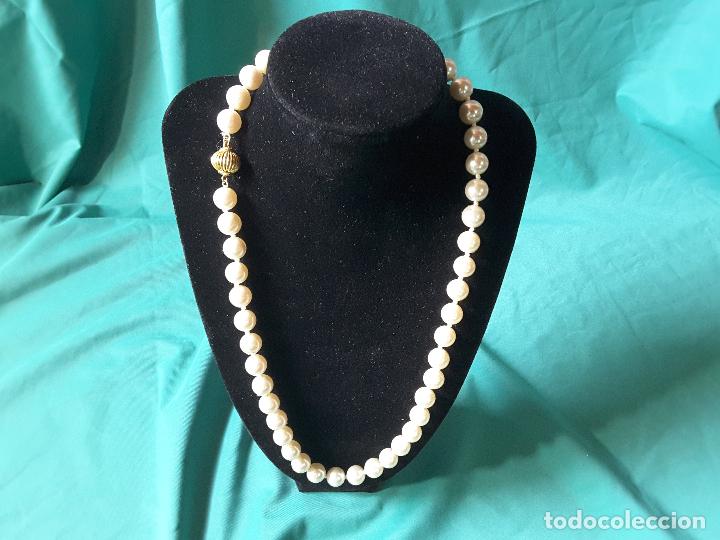 Joyeria: Collar de Perlas, 47 cuentas, 10 mm. - Foto 1