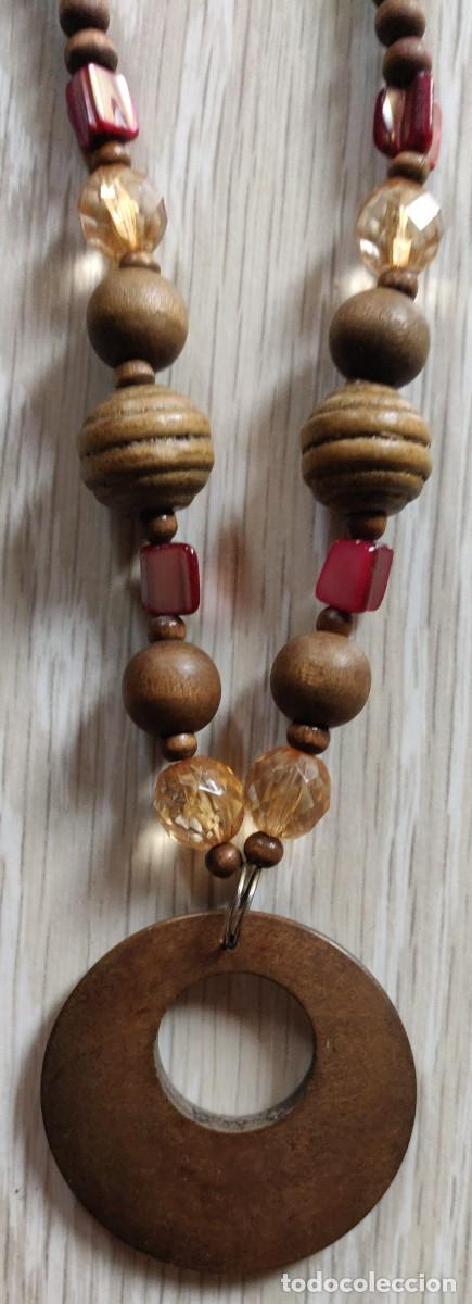 Joyeria: Collar Fantasia. Madera. - Foto 4