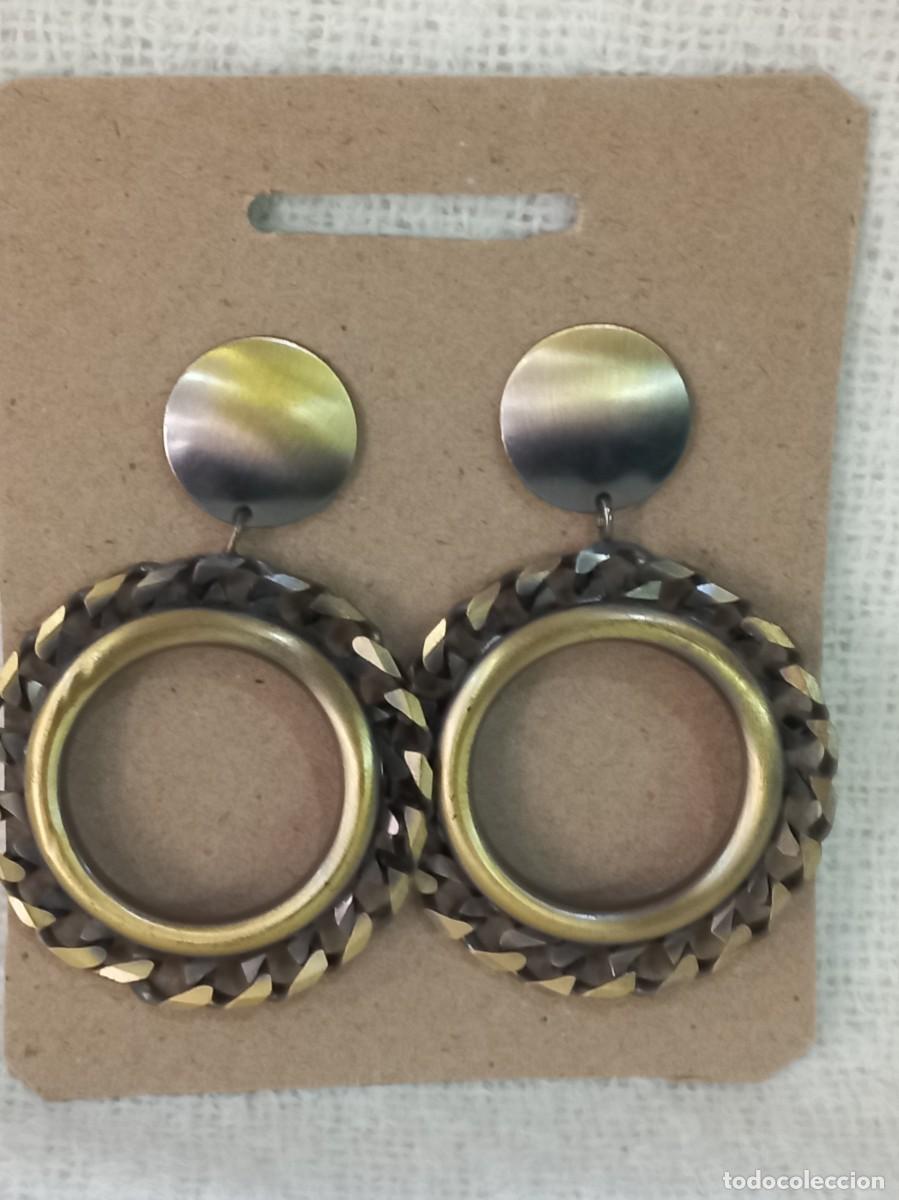 Joyeria: PENDIENTES (ARILLA-GRANDE) r&uacute;stica-patina-cadena - Foto 7