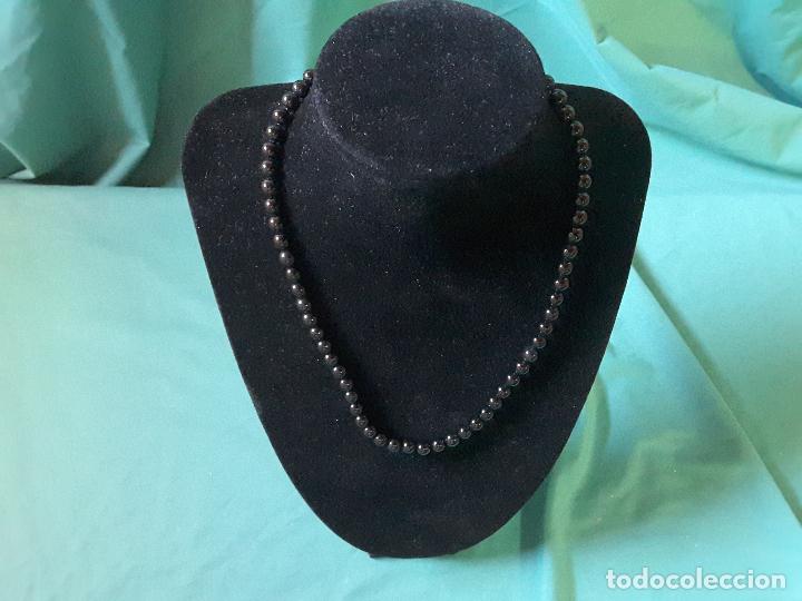 Joyeria: Collar &oacute;nice negro 6 mm - Foto 1
