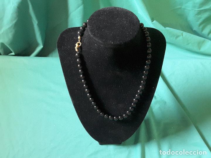 Joyeria: Collar &oacute;nice negro 8 mm - Foto 1