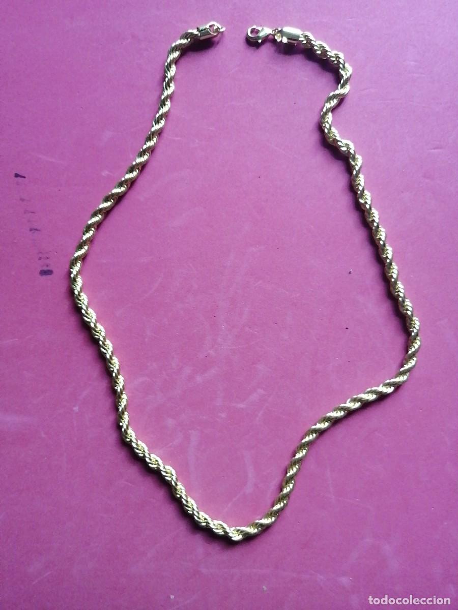 Joyeria: Cord&oacute;n rizado de oro amarillo de 24k. LAMINADO - Foto 1